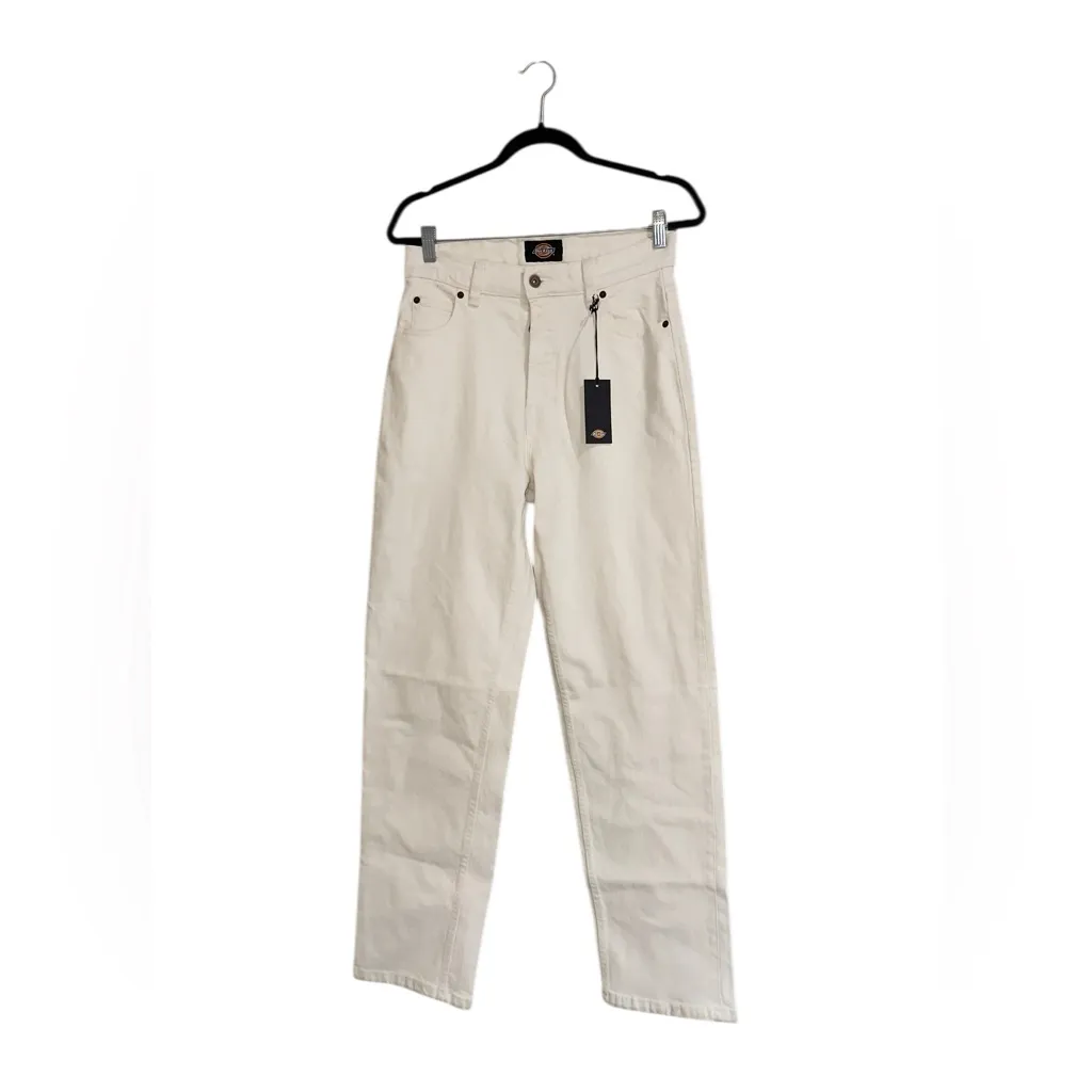 NWT DICKIES Women's Thomasville Relaxed Fit Jeans Natural SZ-8 - Image 6