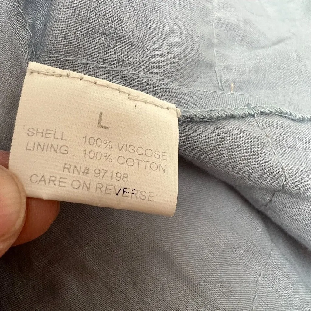 Nataya Sheer Sheath Dress‎ Viscose Women's Blue Large tule layers Fairy Coastal - Image 10