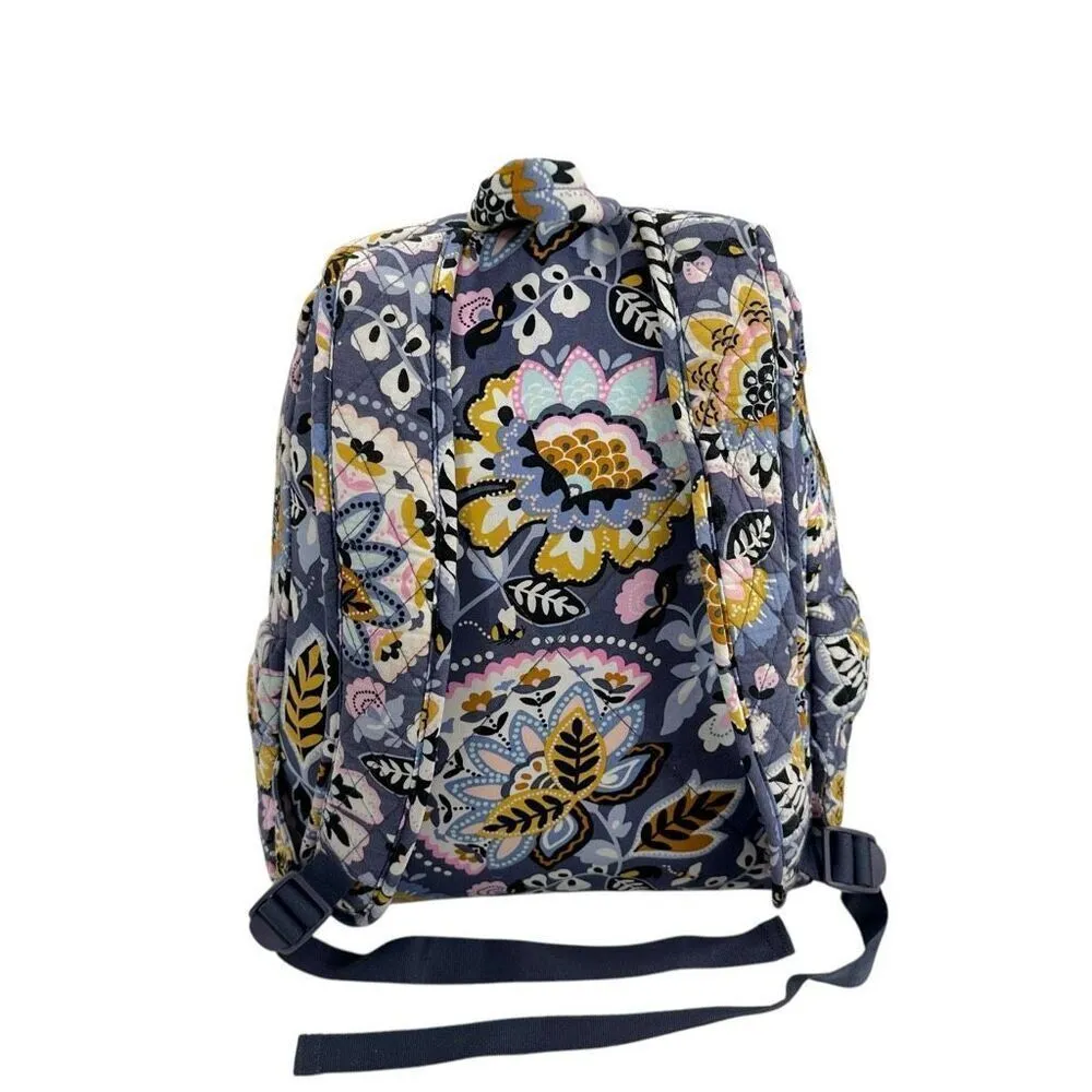Vera Bradley Charmont Meadow Lavender Quilted Backpack - Image 6