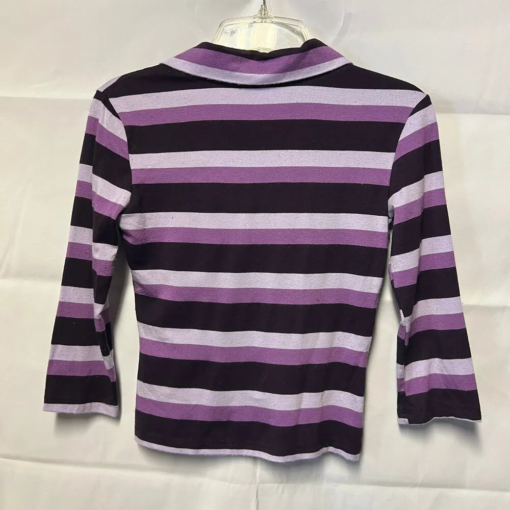 Vintage 2004 Anxiety Cafe Top Juniors Medium Preppy Grunge Mean Girls Retro Purple Size undefined - Image 3