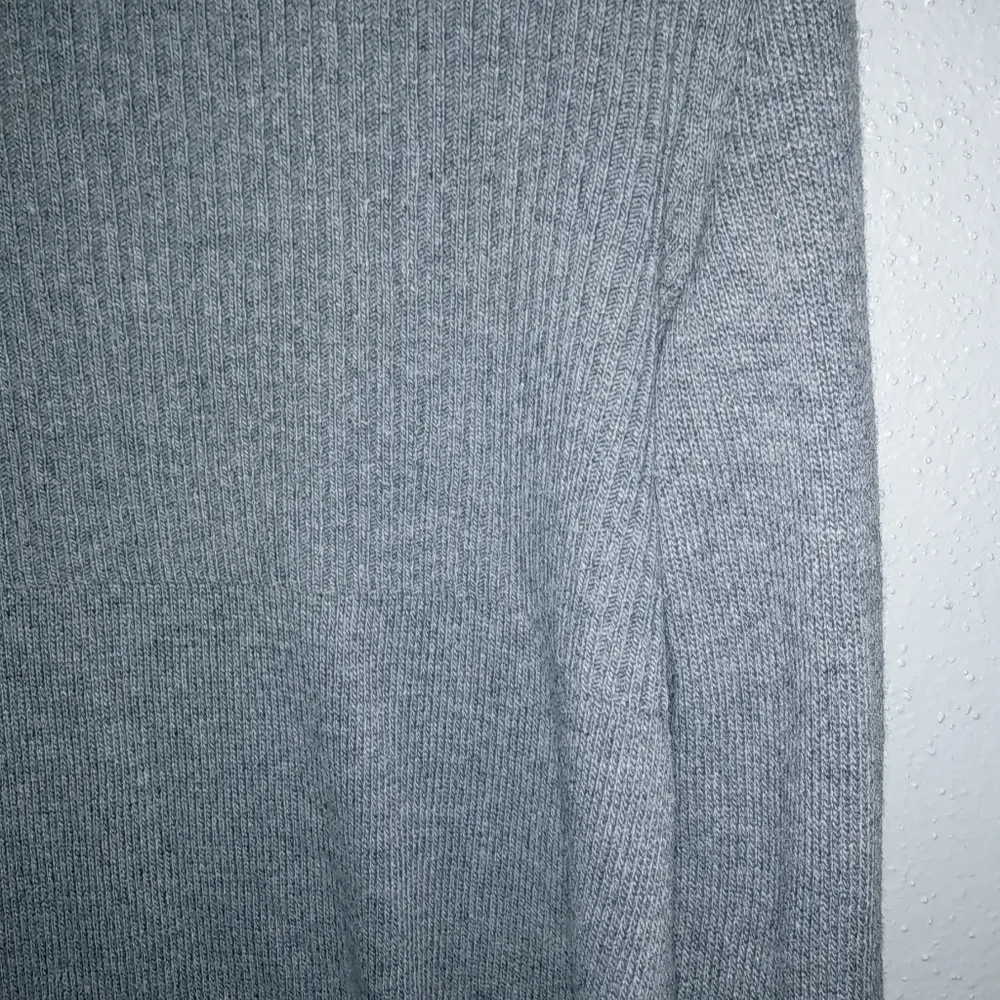 Banana Republic L Luxury Cashmere Blend Ribbed Pullover Turtleneck Sweater Gray - Image 7
