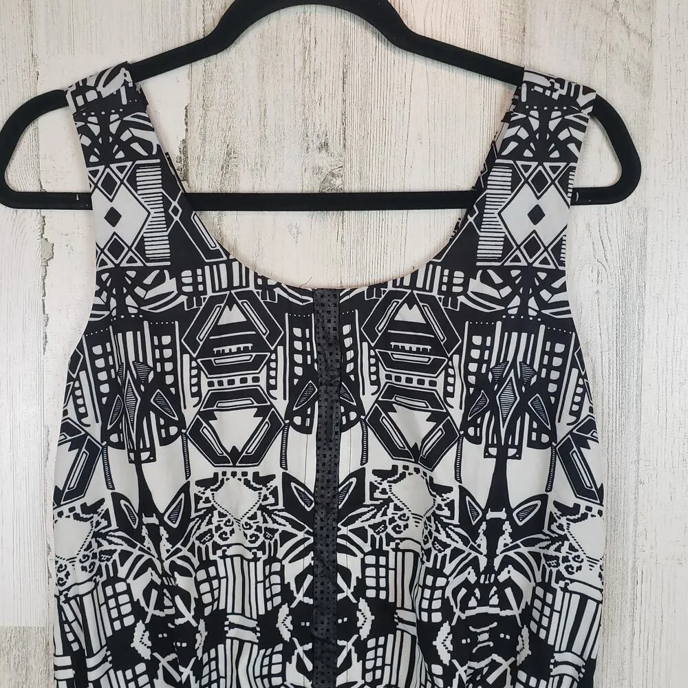 NWOT Color Block Stretchy Faux - Image 2