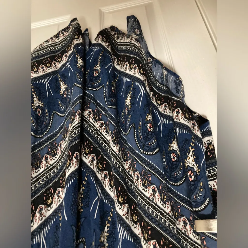 Bishop & Young Anthropologie Blue Paisley Hanker Chief Sleeveless Dress - Image 8