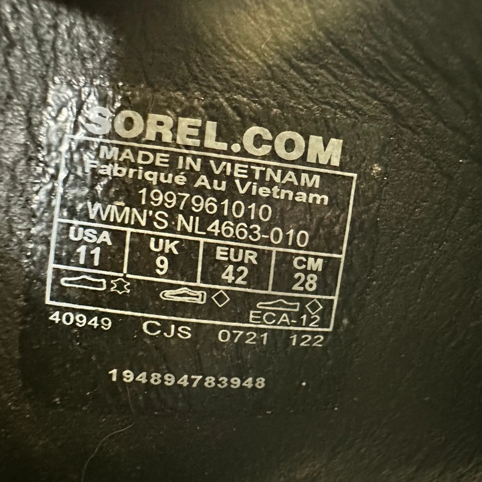 Sorel size 11 Sorel Ella II Womens Black Leather Slingback Shoe Sandal - Image 10