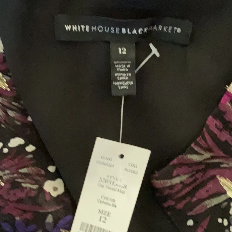 NWT White House Black Market Tiered MIDI Skirt - Image 3