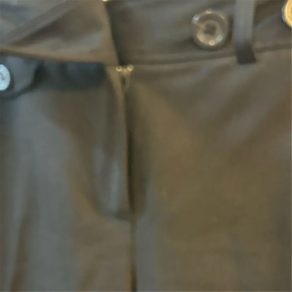 Ann Taylor Women's Black Capri Dress Pants Size 6 Cuffed Workwear - Image 9