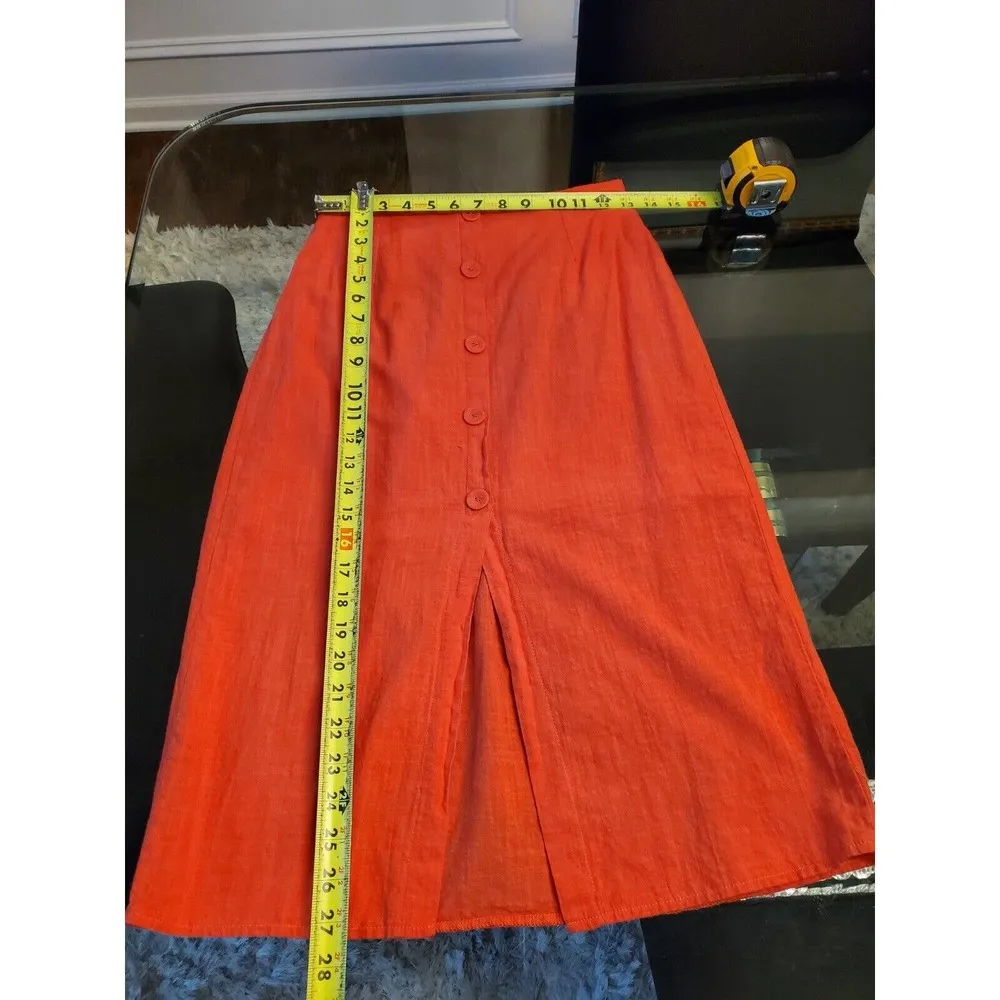 Sheln Women's Solid Red 100% Cotton Zippered A - Image 8