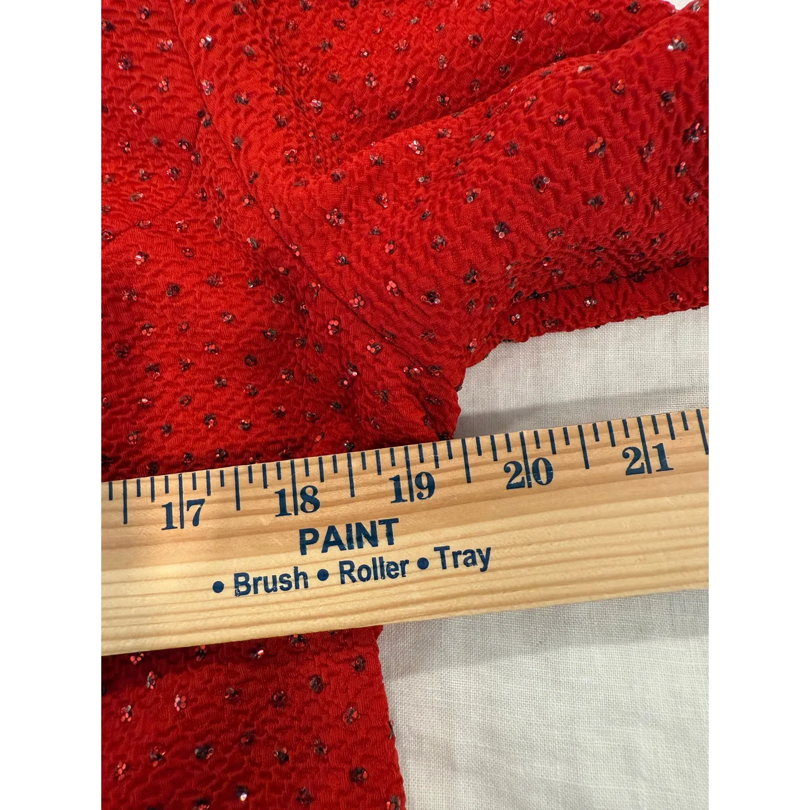 Jessica Howard Zip Up Tasseled Embossed Crew Neck Blazer Red Women's Size 12P - Image 7