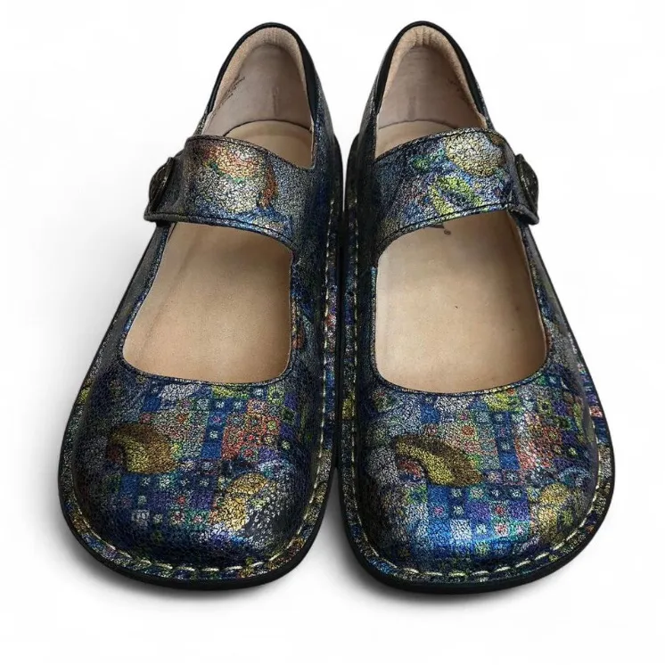 Women's Alegria Paloma Rainbow Color Gypsy Mary Janes Shoes Size 39 EU - Image 12