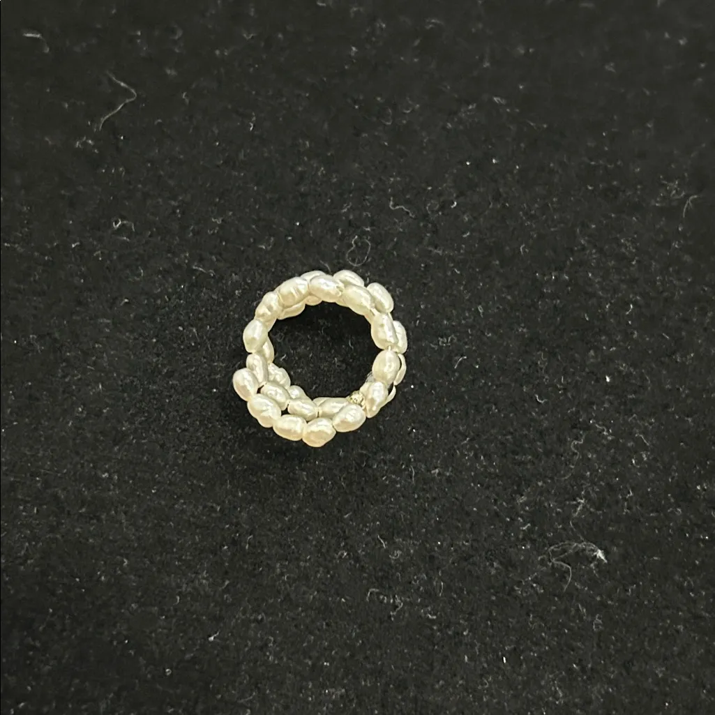 Freshwater Pearl Coil Ring - Image 4