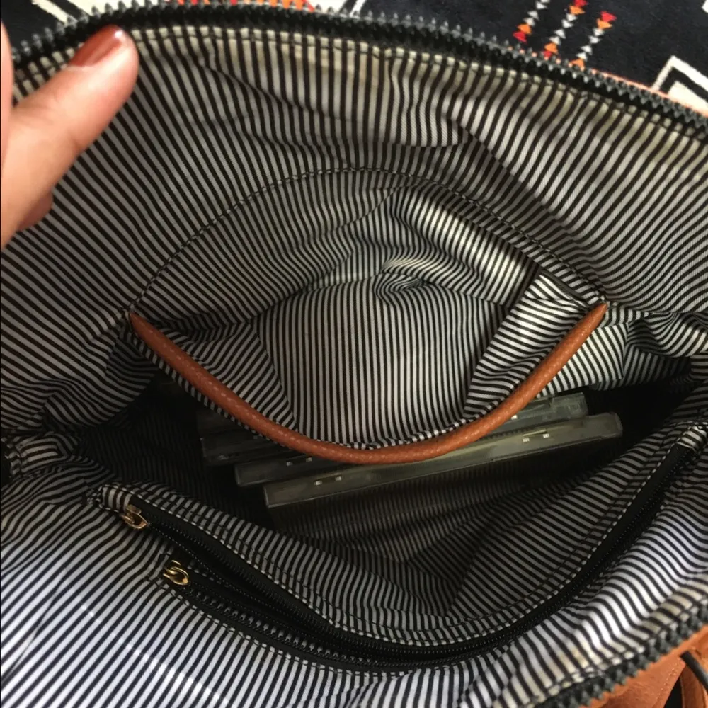 Brown backpack handbag - Image 5