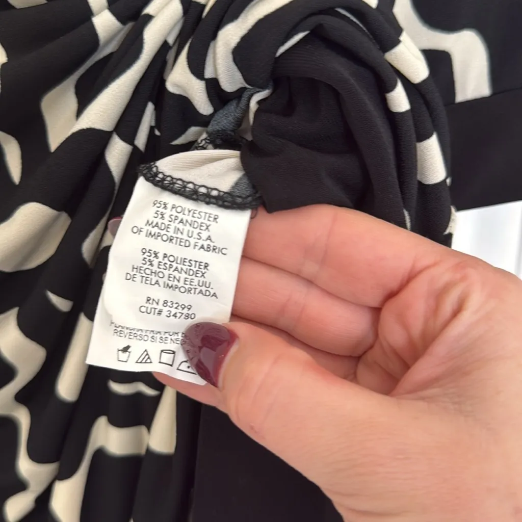 Y2k funky geo print mini dress Black - Image 5