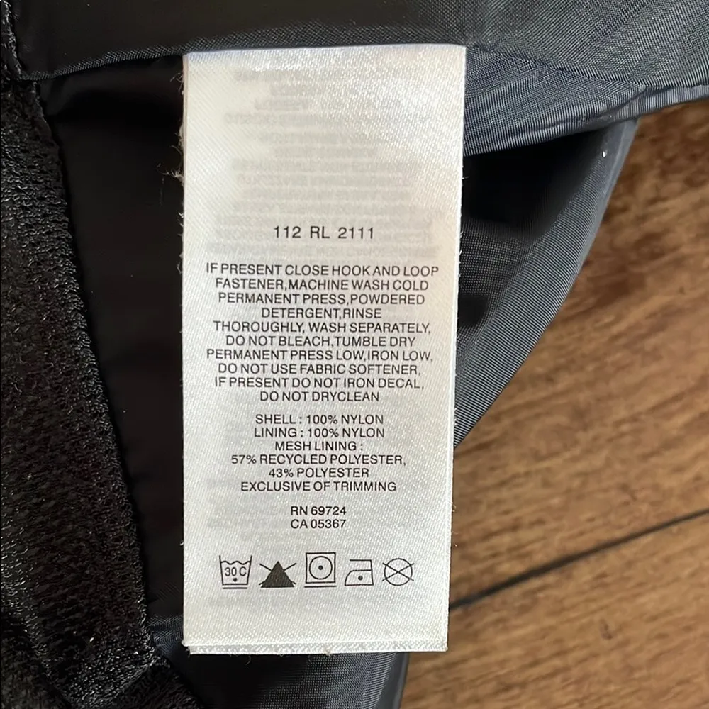 Columbia Omni-Tech Lightweight Black Rain Jacket w/ Mesh Lining - Size Small - Image 15