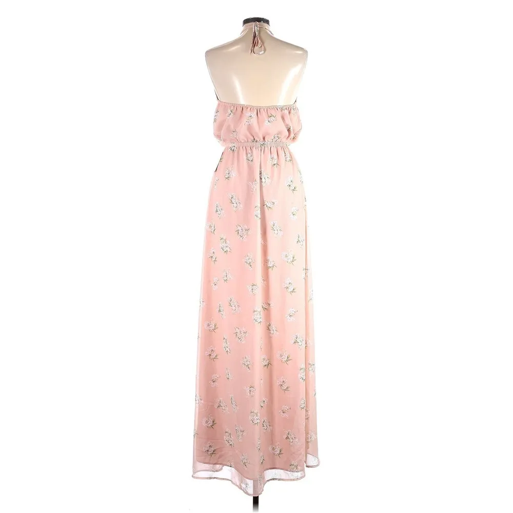 Show Me Your Mumu Heather Halter Floral Maxi Dress in Blush Meadow NWT - Image 4