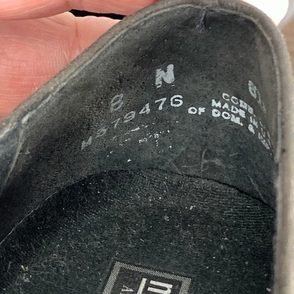 Munro American Suede Low Wedge Shoe Size 8 Narrow - Image 5