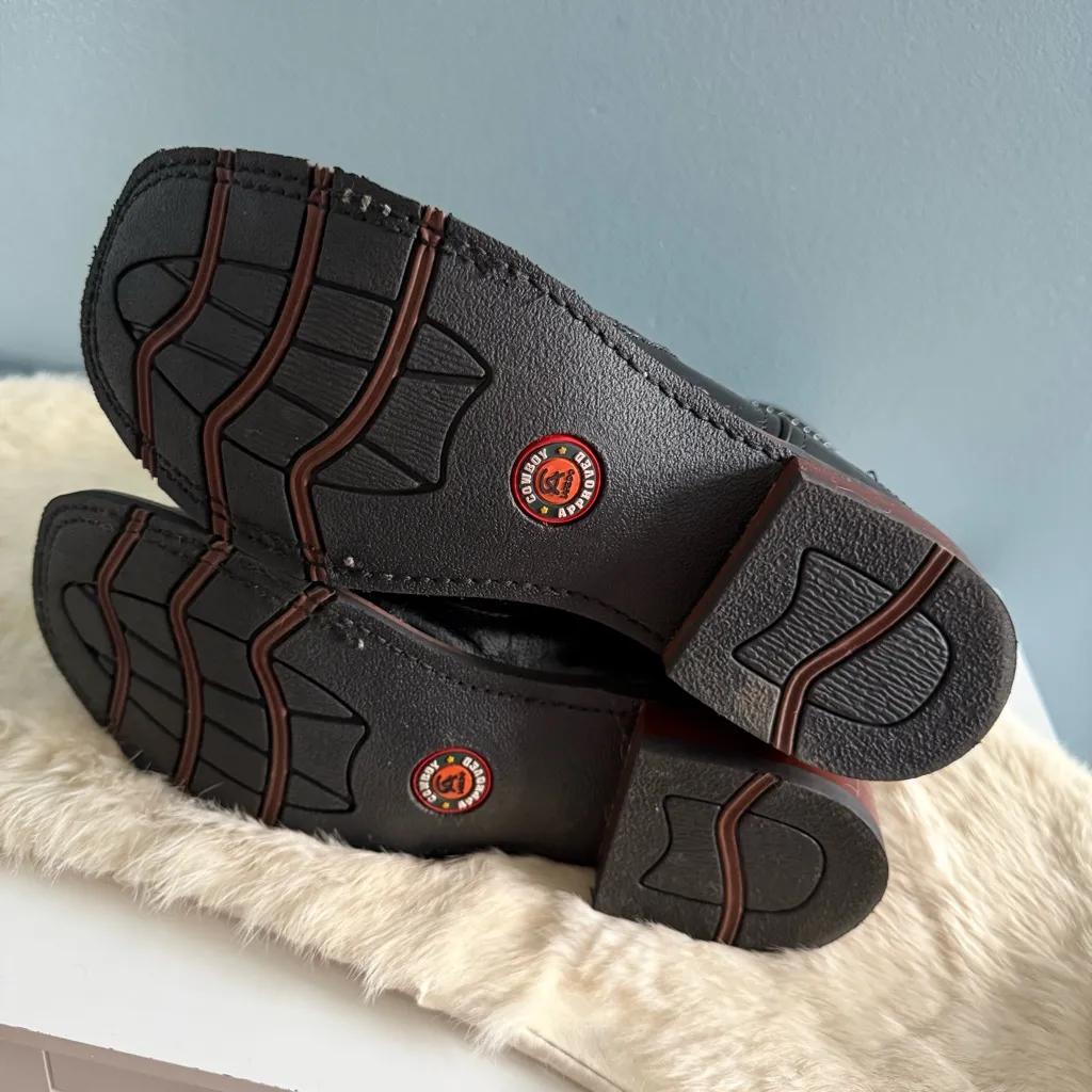 Laredo Women’s Eternity Studded Glitter Square Toe Western Boots - Image 8