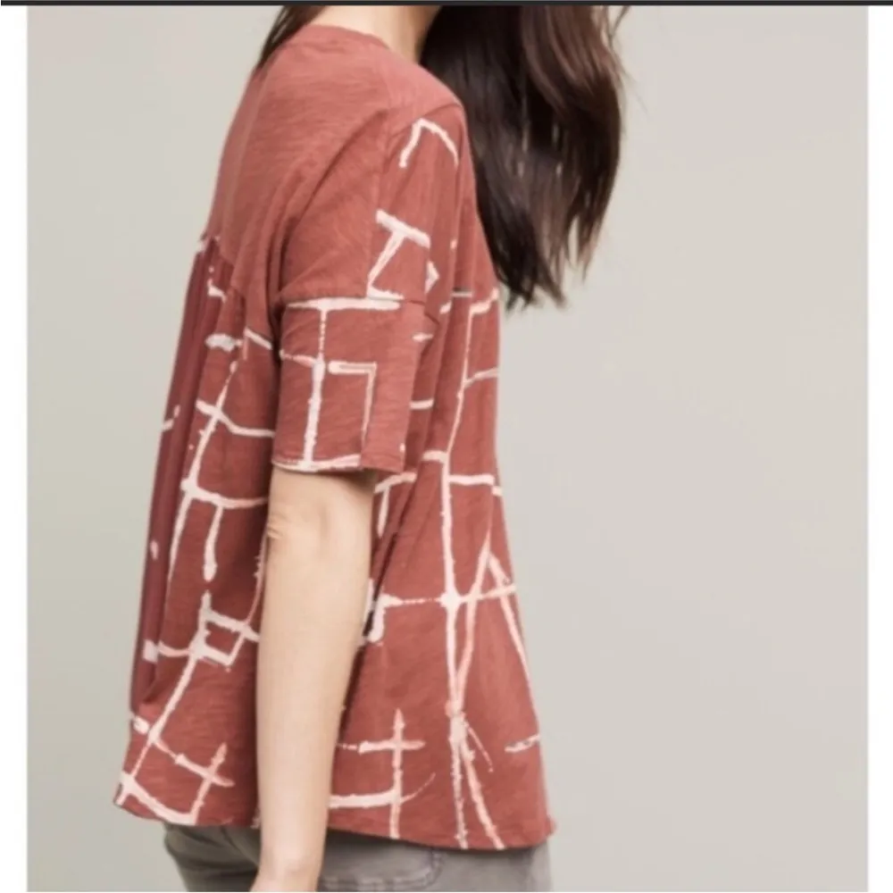 ANTHROPOLOGIE Akemi + Kin Light Streaks Tee Medium - Image 4