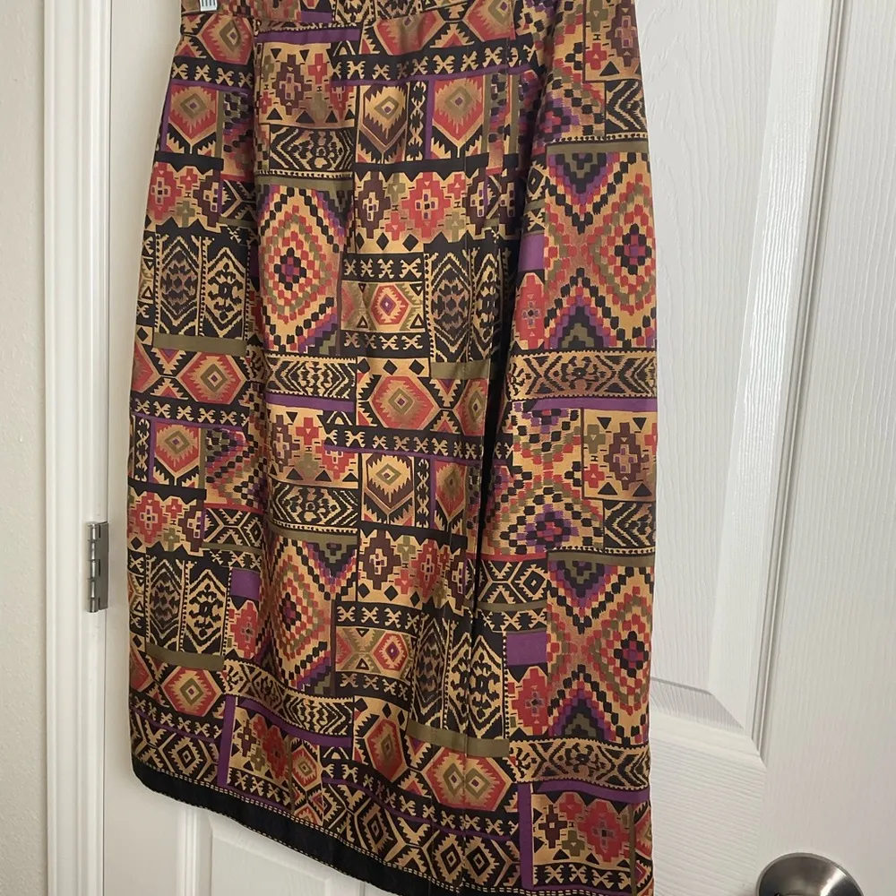 Stonebridge Petites Geometric Patterned Skirt - Image 9