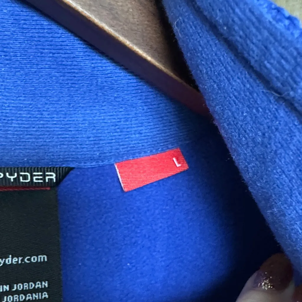 Spyder Royal Blue Sweater with teal Details - Image 3