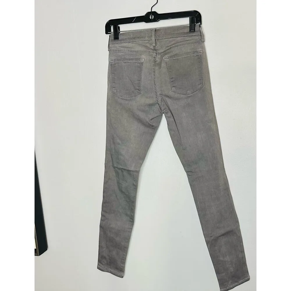 FRAME Women's Gray Denim Jeans Le Skinny de Jeanne Cuffed Skinny Jeans Size 27 - Image 2