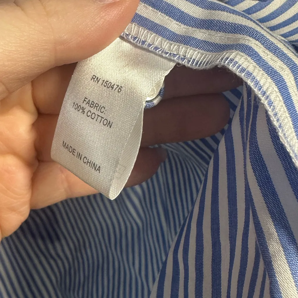 Crosby by Mollie Burch Kathryn Stripe Ruffle Top - Image 4