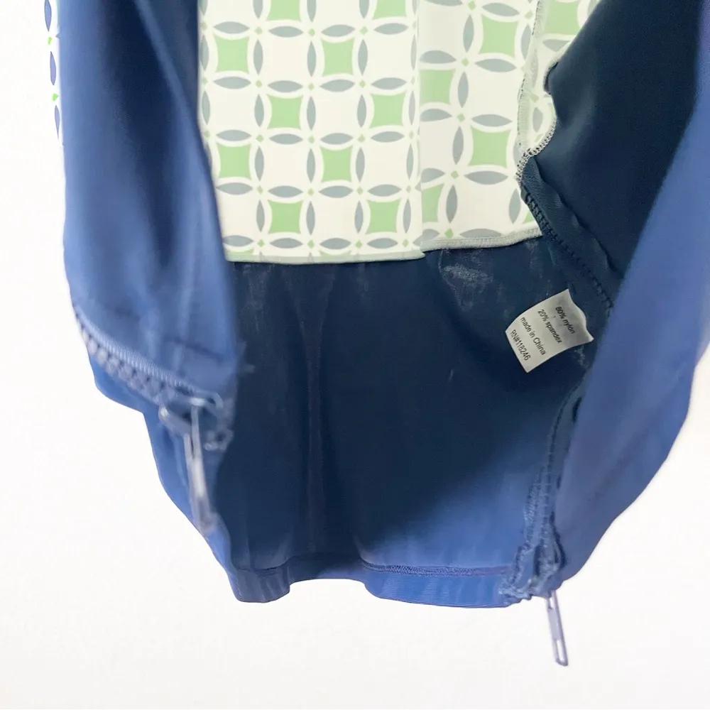 Cabana life Geometrical Printed Shirt Dress in Green Size XS - Image 5