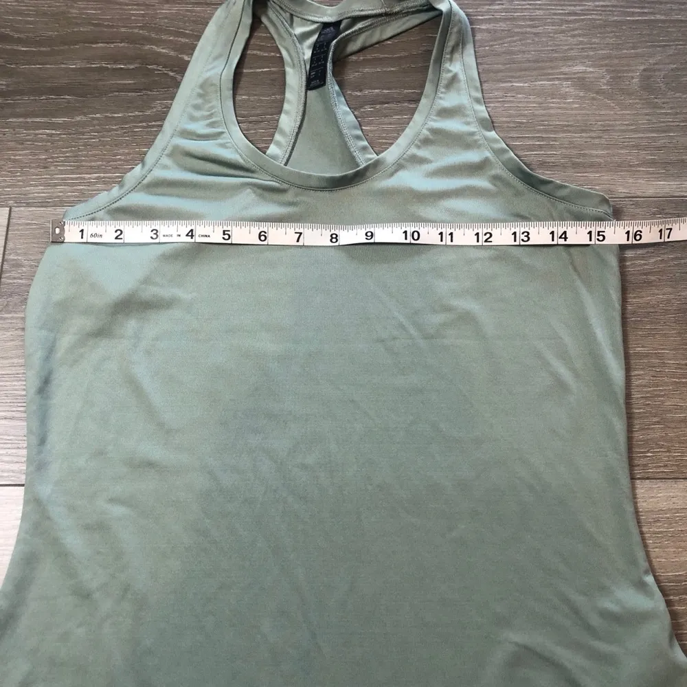 Adidas Green Racerback Womens Athletic Tank Top Size Small - Image 5
