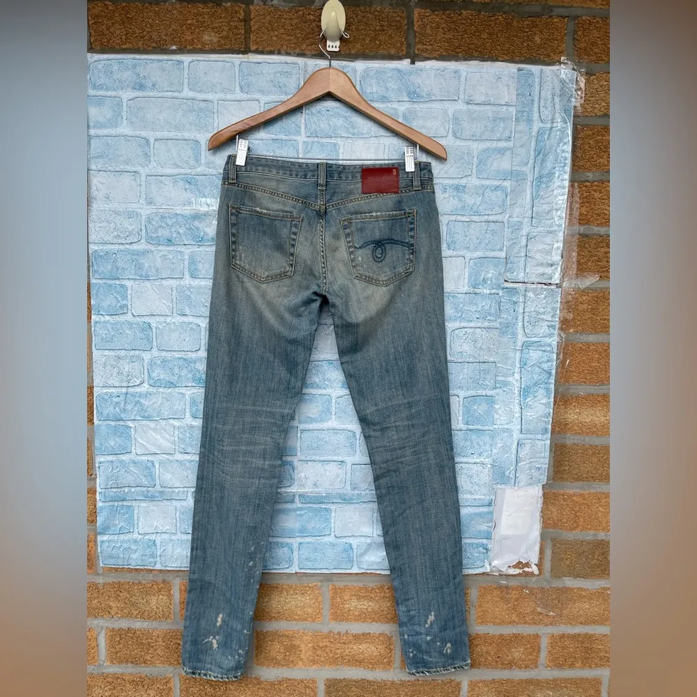 R13 Distressed Washed Paint Splatter jeans size 27 - Image 7