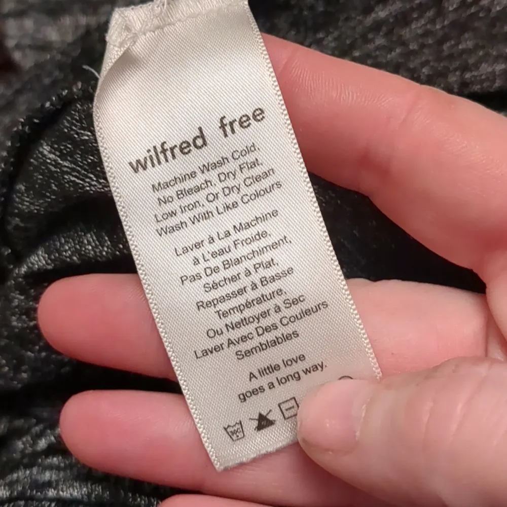 Wilfred free by aritzia knotted top size large - Image 3