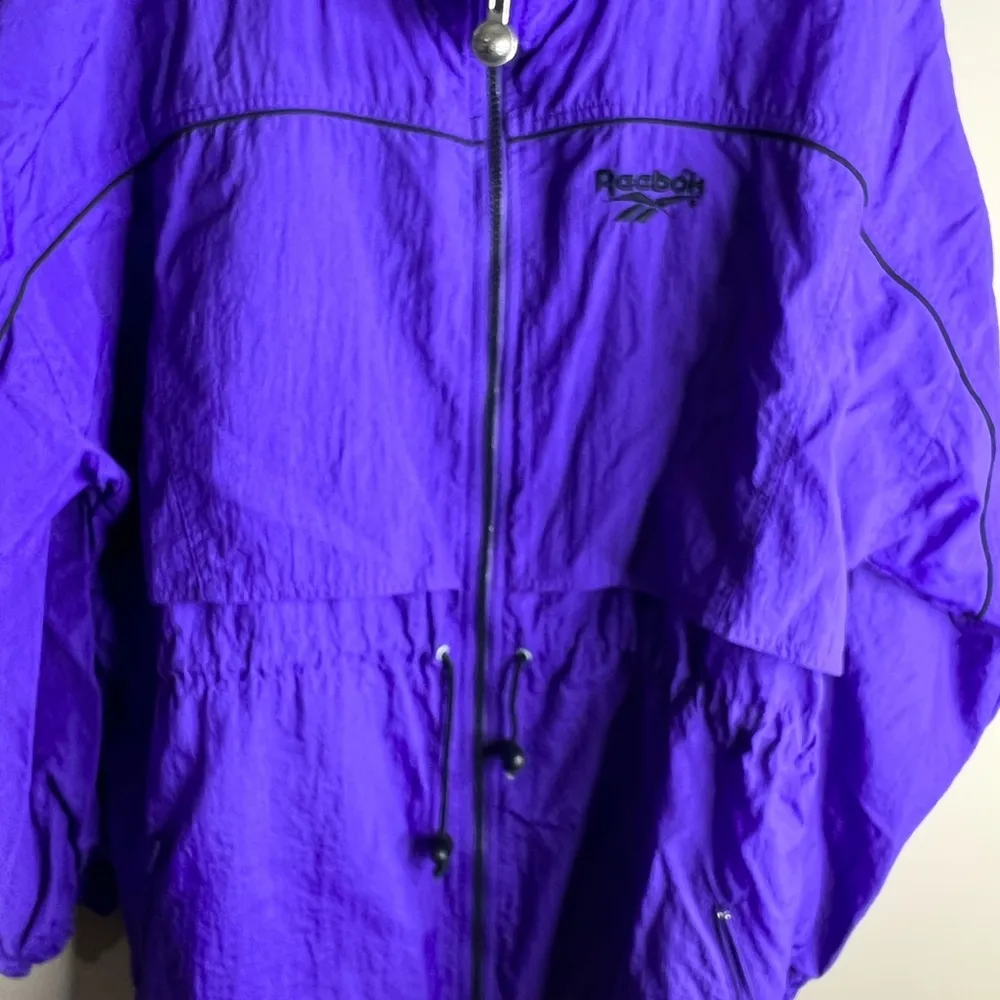 Vintage 1990s Reebok windbreaker XL - Image 4