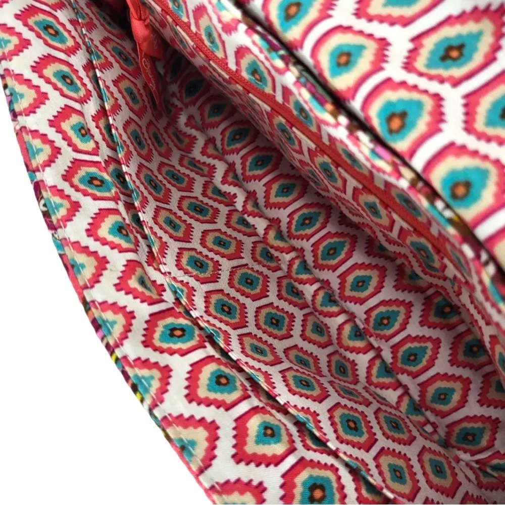 Vera Bradley Knot Just A Clutch Floral Paisley 2in1 Purse in Call Me Coral - Image 5