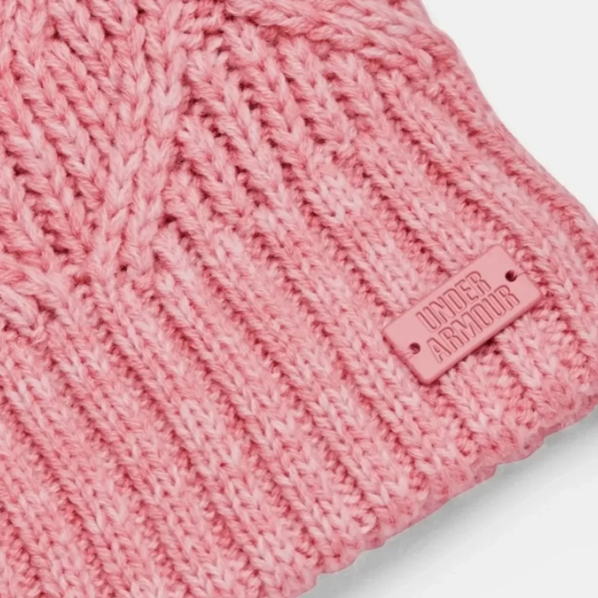 Under Armour Women's Powder Pink Beanie, One Size - Image 6