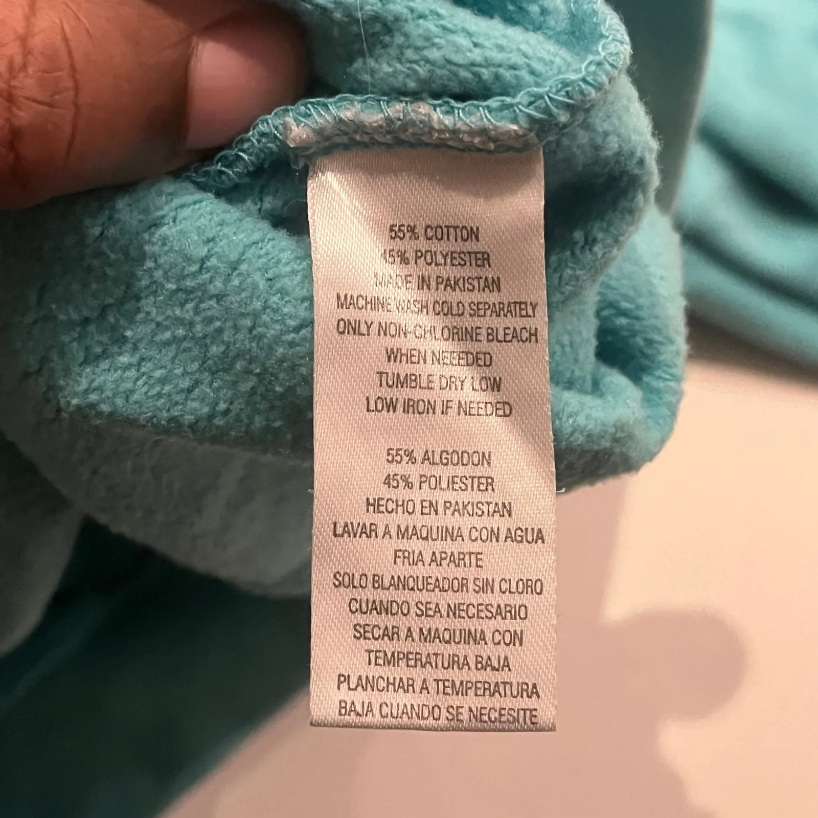 Pacific & Co Nassau Bahamas Blue Women‎ Long Sleeve Sweater Large Hoodie - Image 8