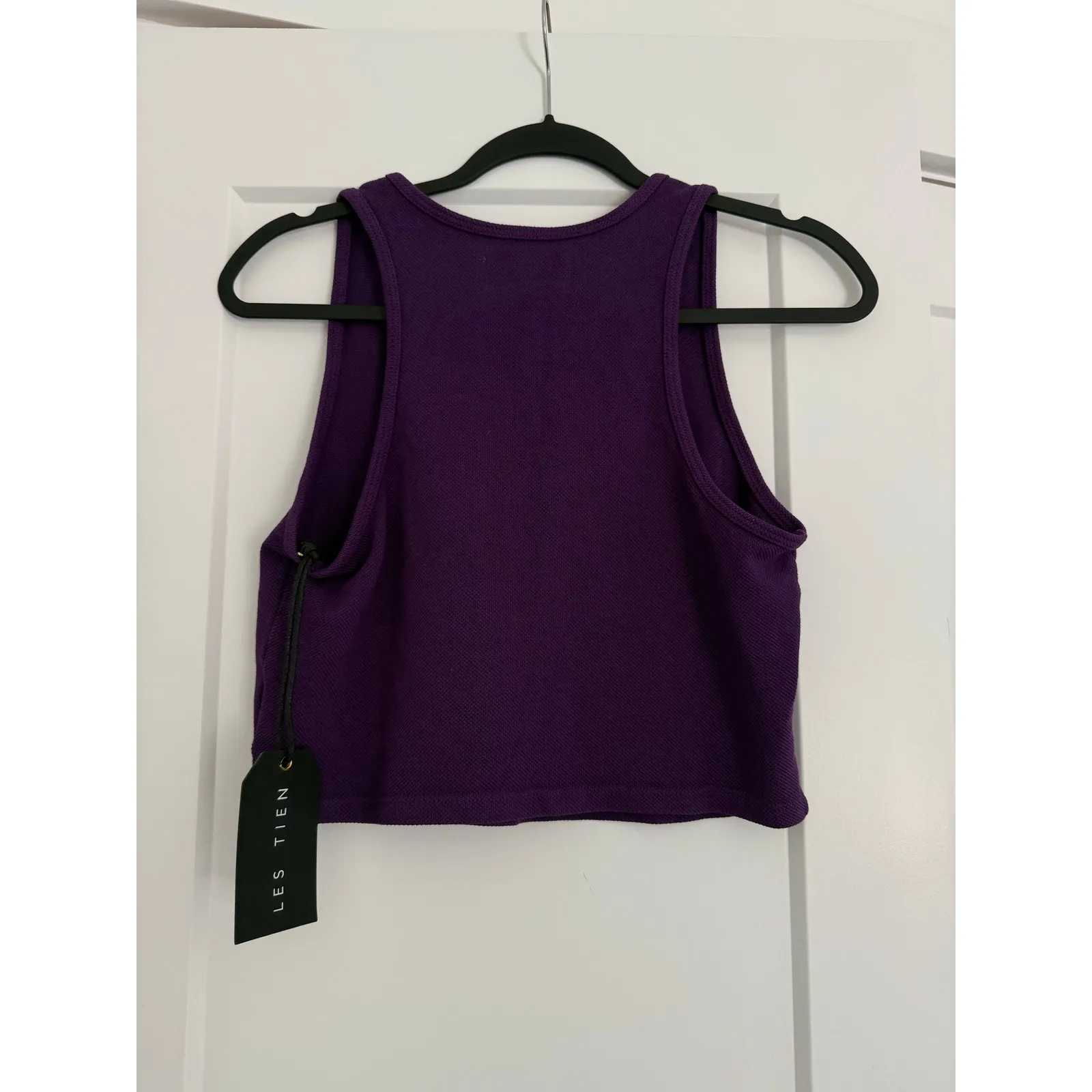 $105 New Les Tien Purple Crop Tank - Image 3