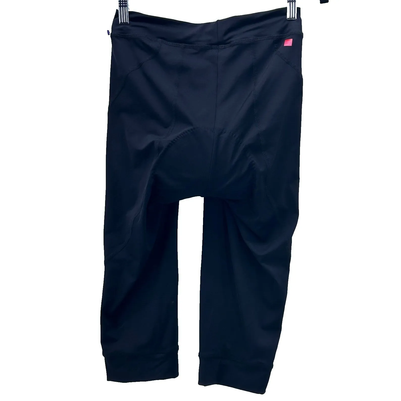 Terry Precission‎ Cycling Shorts Womens Large Capri Bike Padded Bike Triathlete Black - Image 2