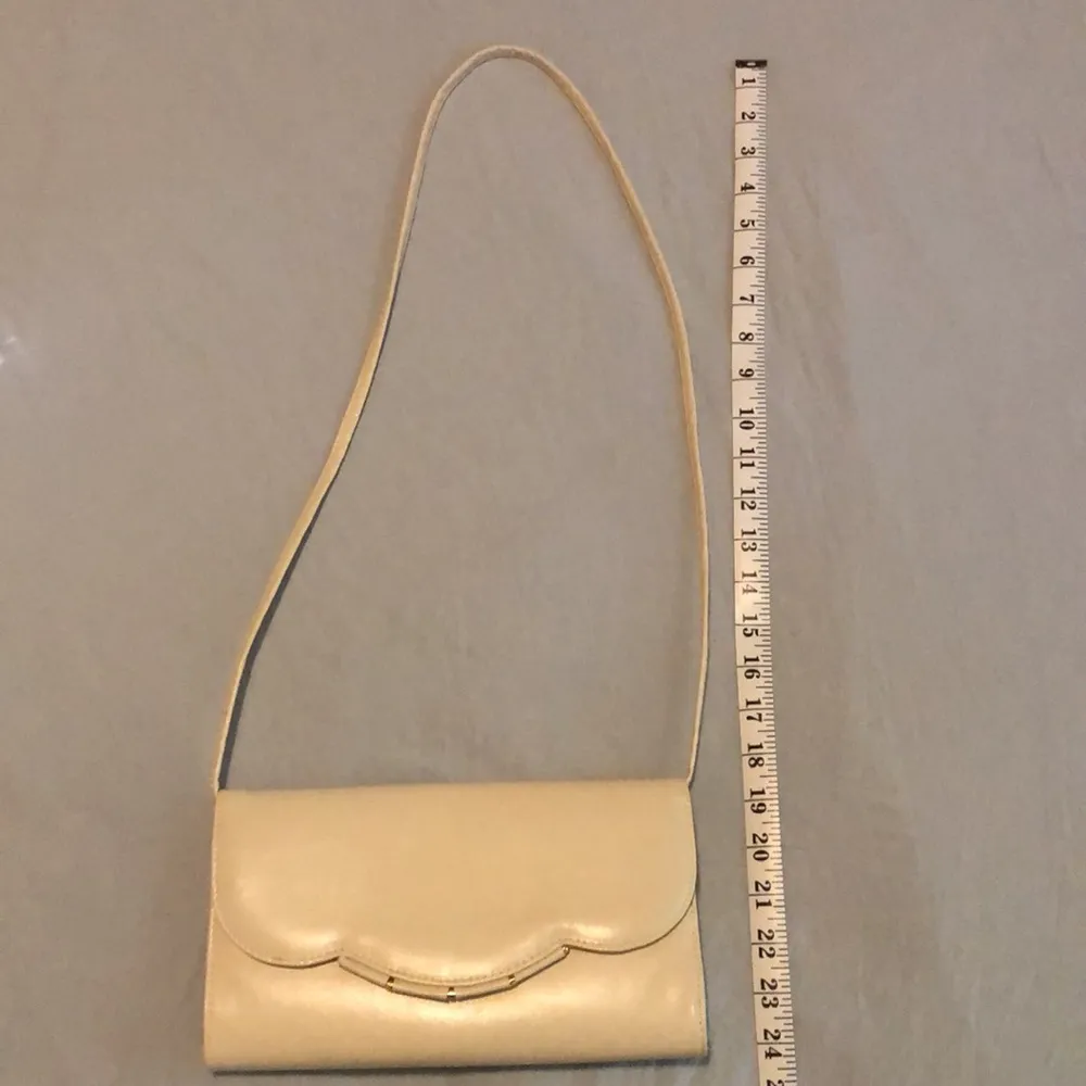 VTG Vintage Warren Reed Cream Purse - Image 5