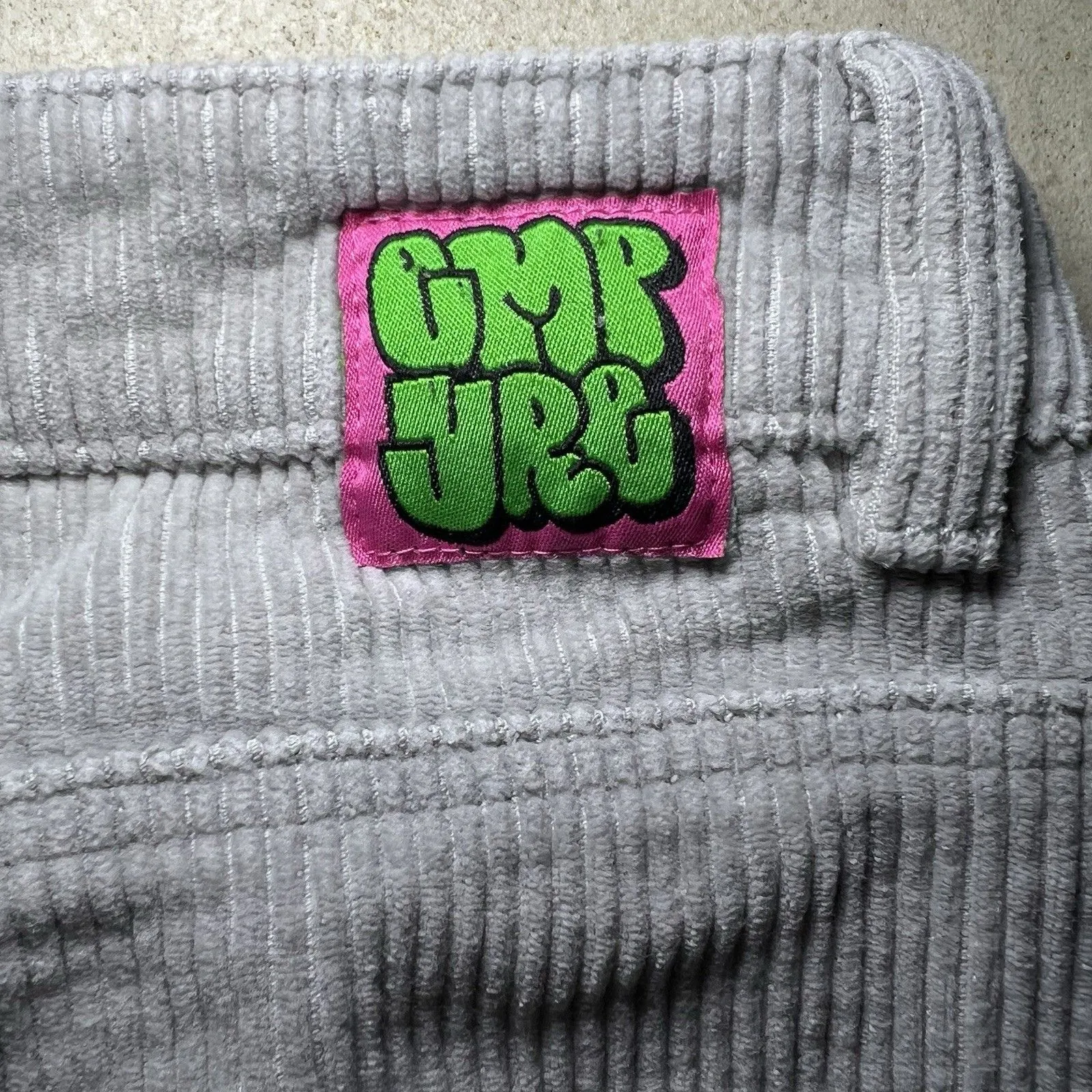 Empyre Tori Corduroy 90’s Skate Women’sPants Gray Y2K 100% Cotton SIZE 6 - Image 6