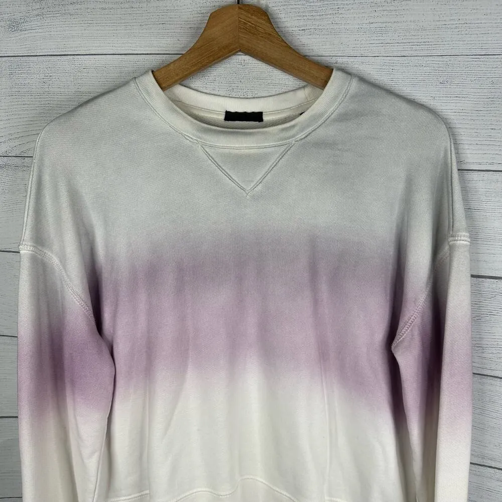 ATM Anthony Thomas Melillo Womens XS French Terry Ombre Pullover Sweatshirt - Image 3
