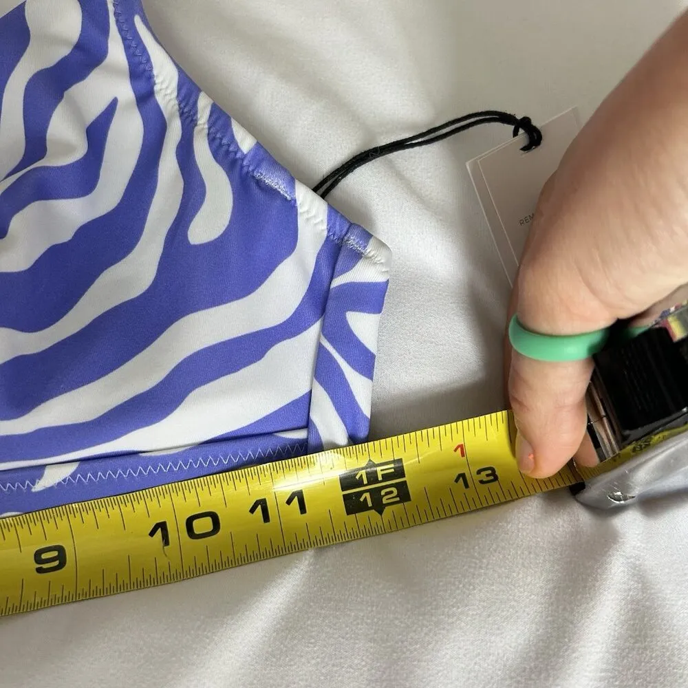 NWT Shade & Shore 2 Piece Animal Print Bikini Top 32B & Bottom Small Summer - Image 3