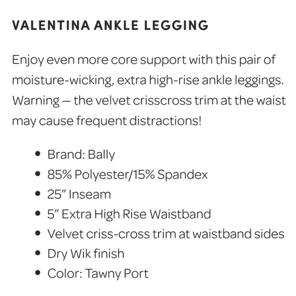 Burgundy Bally Valentina Ankle‎ Legging, Size Small, Velvet Crush Red - Image 13