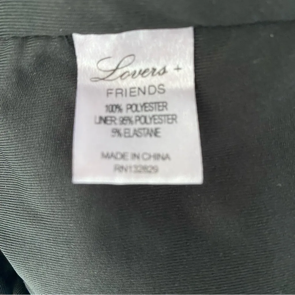 Lovers + Friends Bahama Mama Black Sequin Scoop Back Mini Dress medium - Image 12