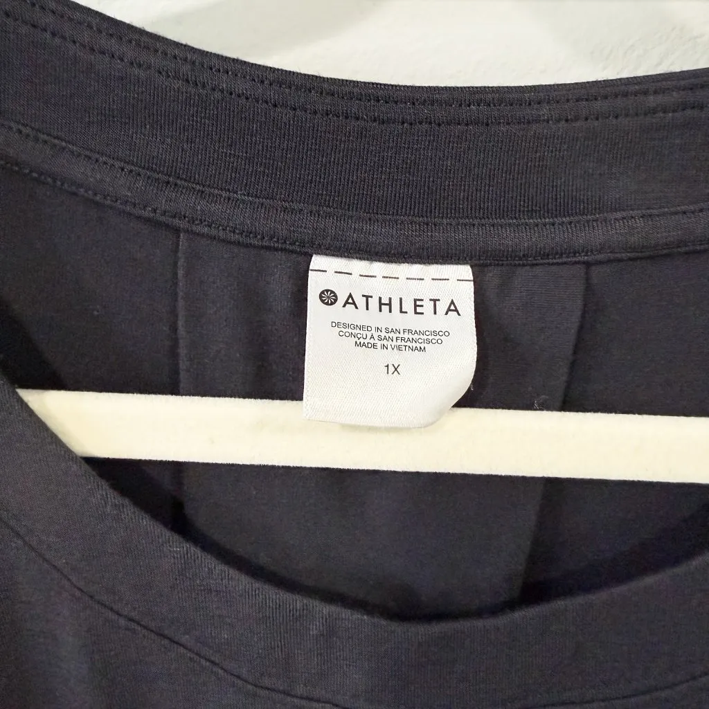 Athleta Cloudlight Stratus Top Black Size 1X - Image 2