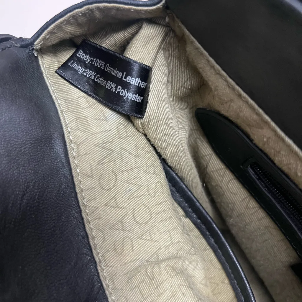 Isaac Mizrahi Black Quilted Shoulder Bag - Image 11