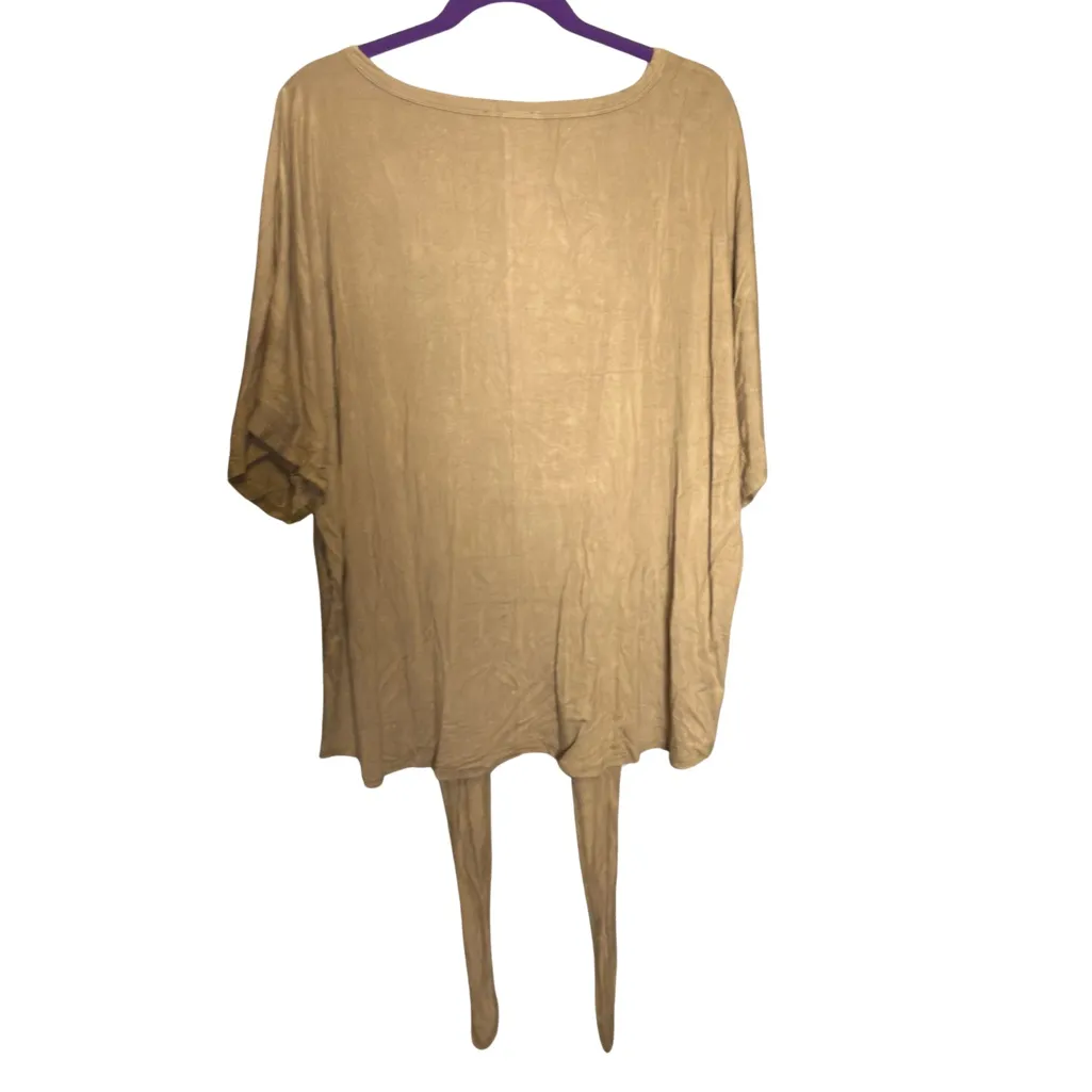 Zenana Outfitters Tan Bodysuit Top - Image 2