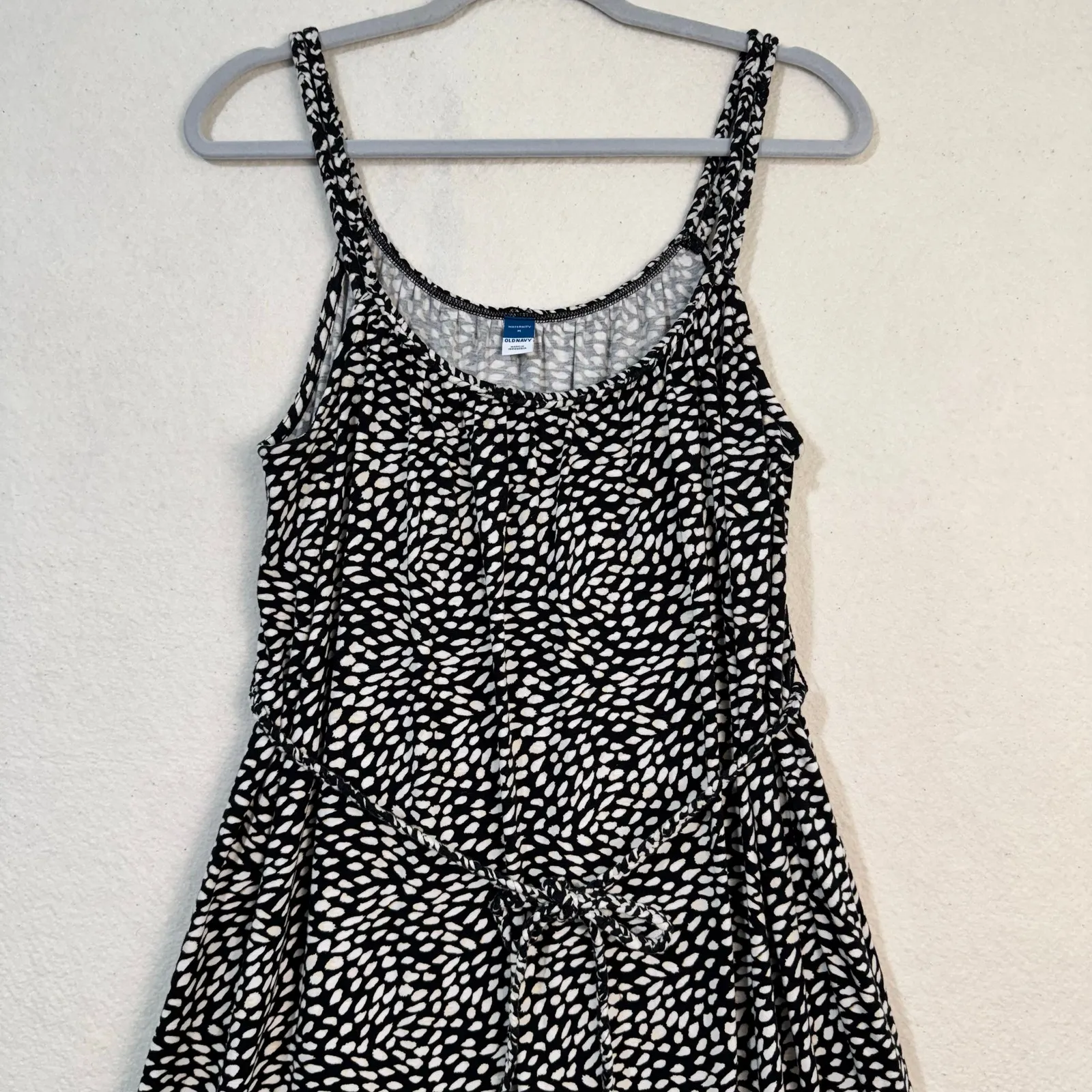 Old Navy Black Dots Sleeveless Tie - Image 3