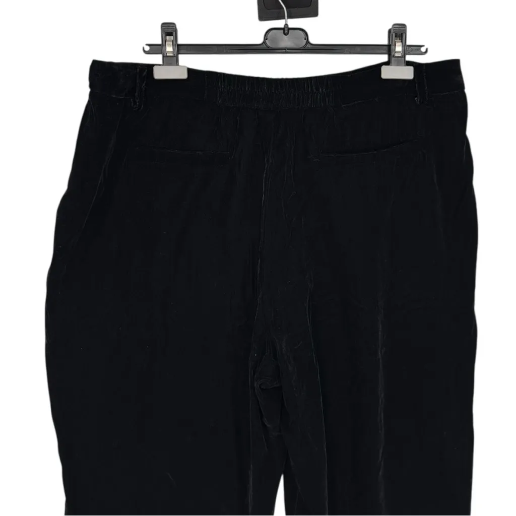 Disturbia Shadow Velour Tapered Trousers in Black size 16 Missing Charm NWOT - Image 7