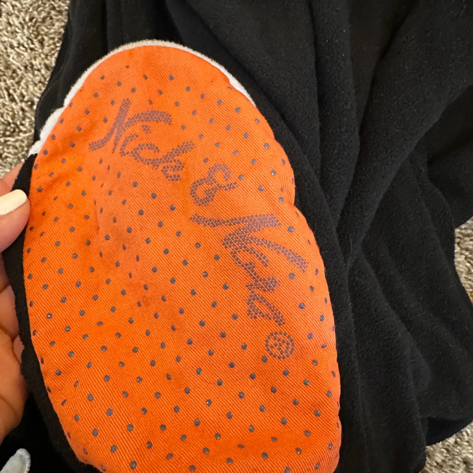 Nick & Nora Sleepwear Penguin Fleece Footed Pajamas Jumpsuit Women's Small Black - Image 7