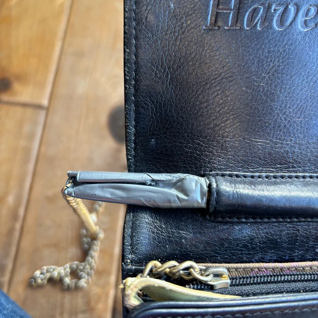 Juicy Couture Black Crossbody Bag with Studs - Image 10