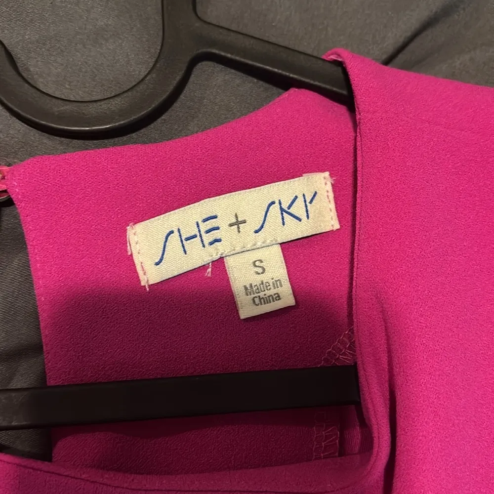 MAGENTA/PINK SLIP DRESS Pink - Image 5