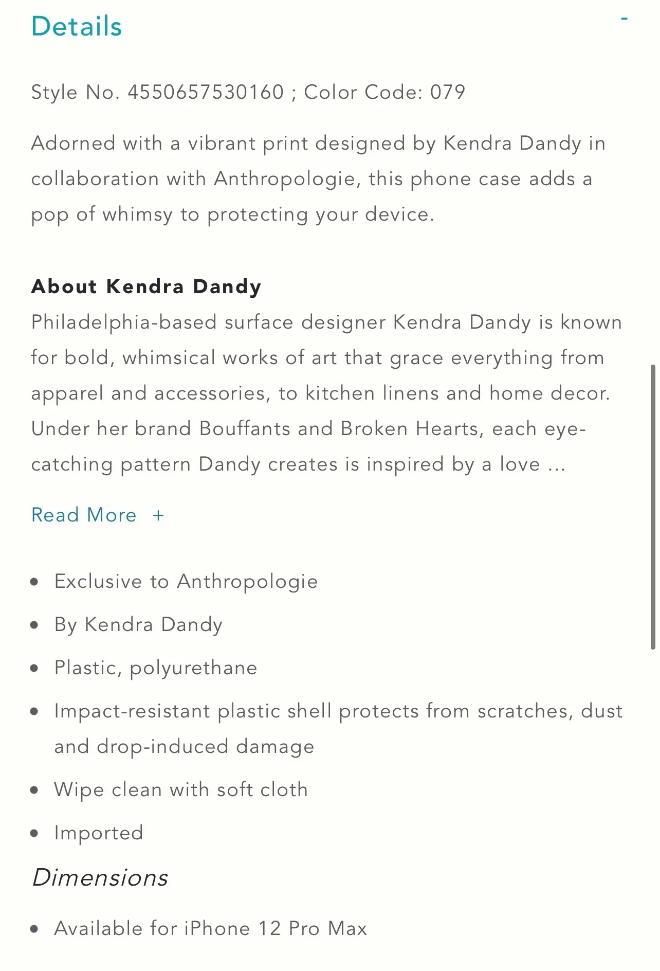 Anthropologie iPhone 12 + 12 Pro Case - Image 7